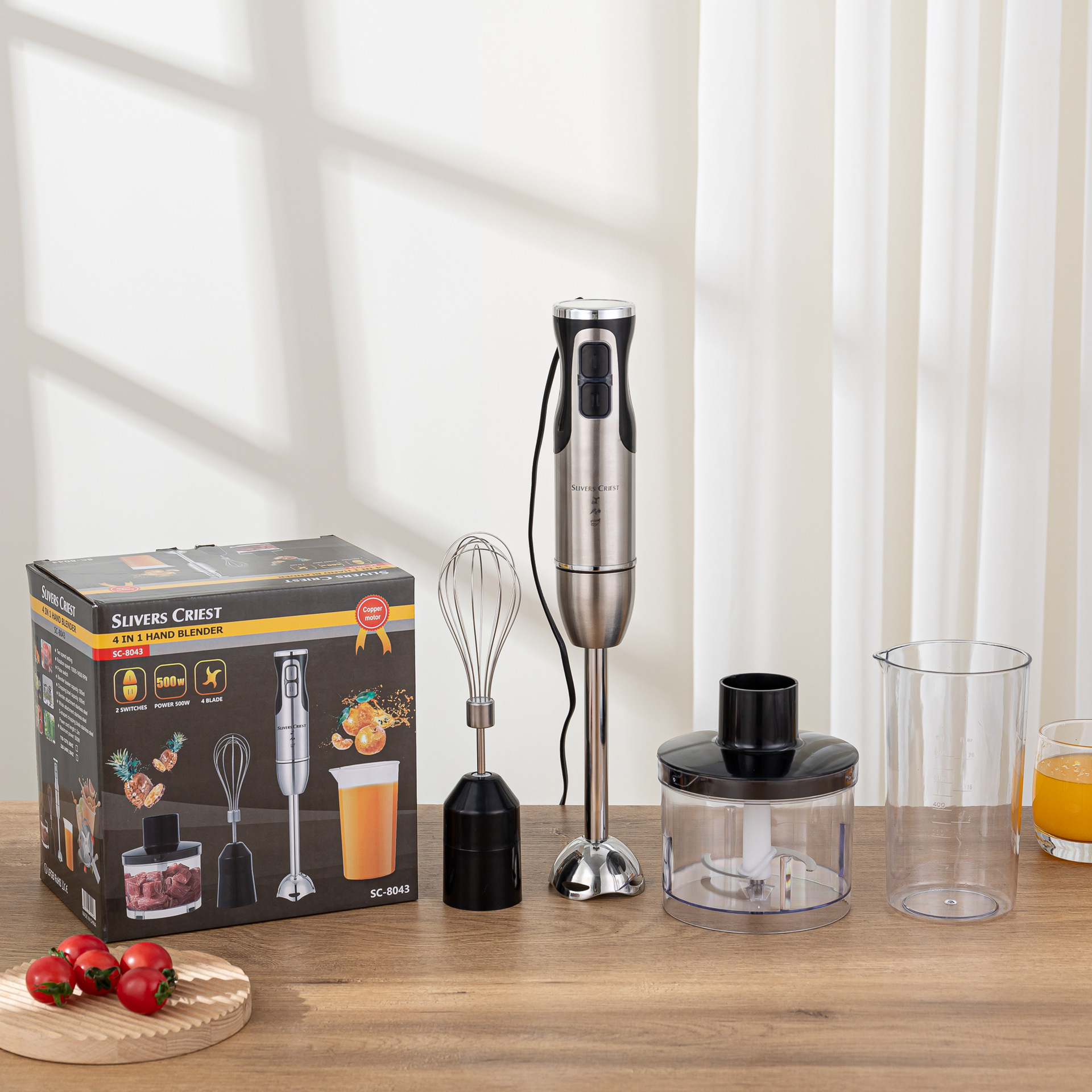 گوشت کوب برقی چهار کاره سیلور کرست مدل sc-8043