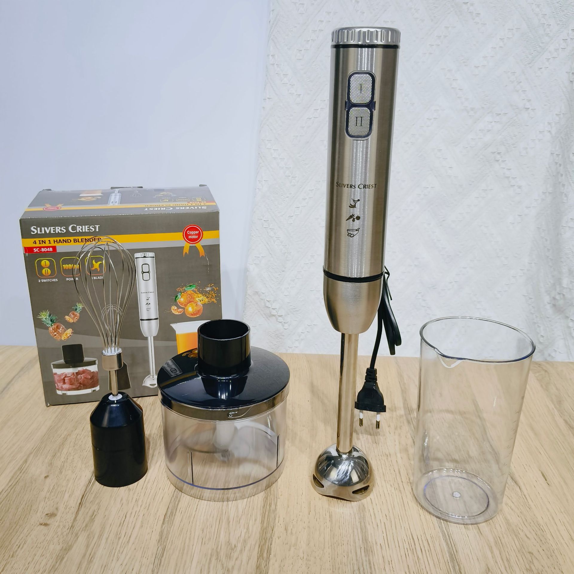 گوشت کوب برقی چهار کاره سیلور کرست مدل sc-8048