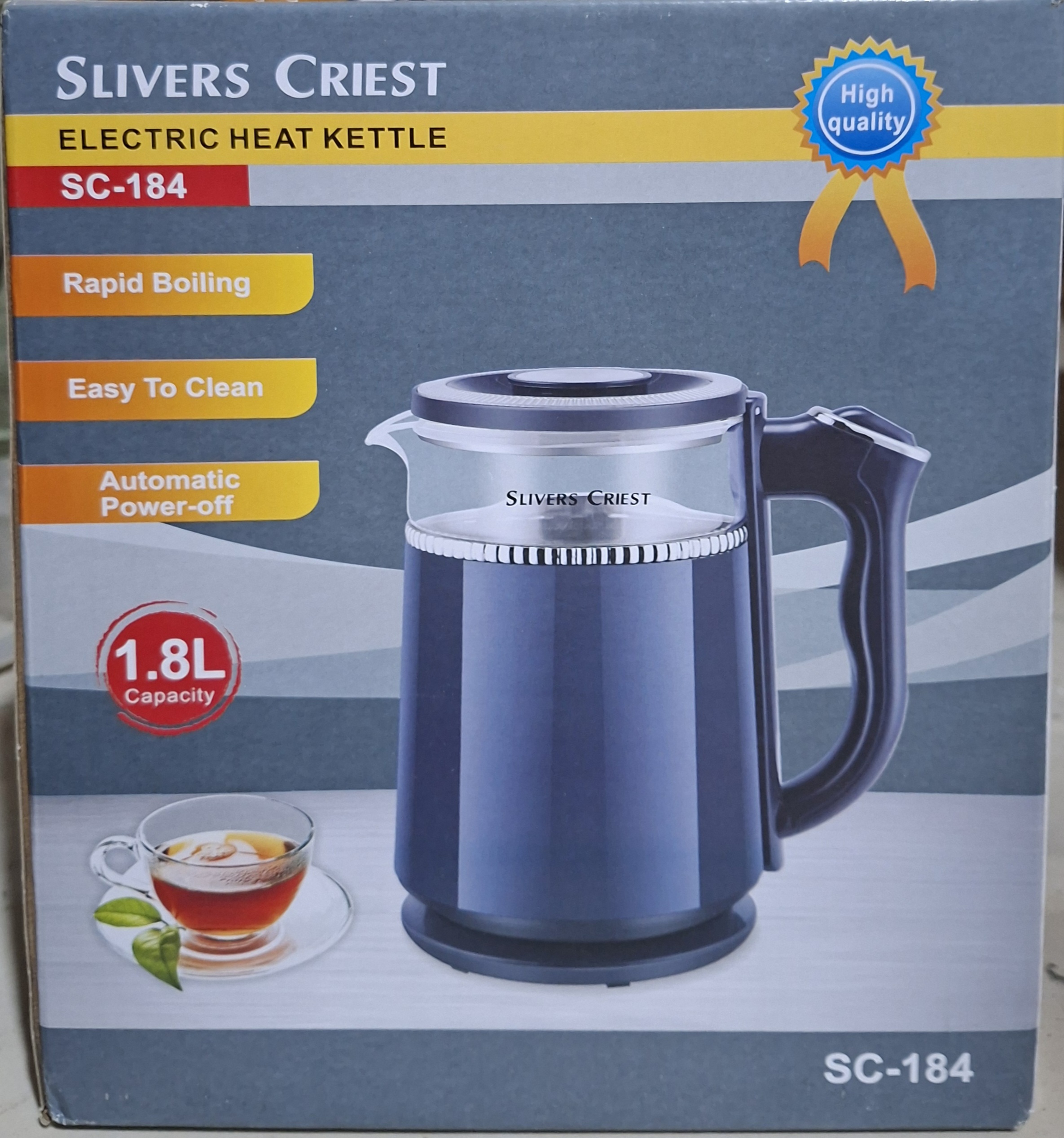 کتری برقی 1.8 لیتری سیلور کرست | Silver Crest مدل SC 184